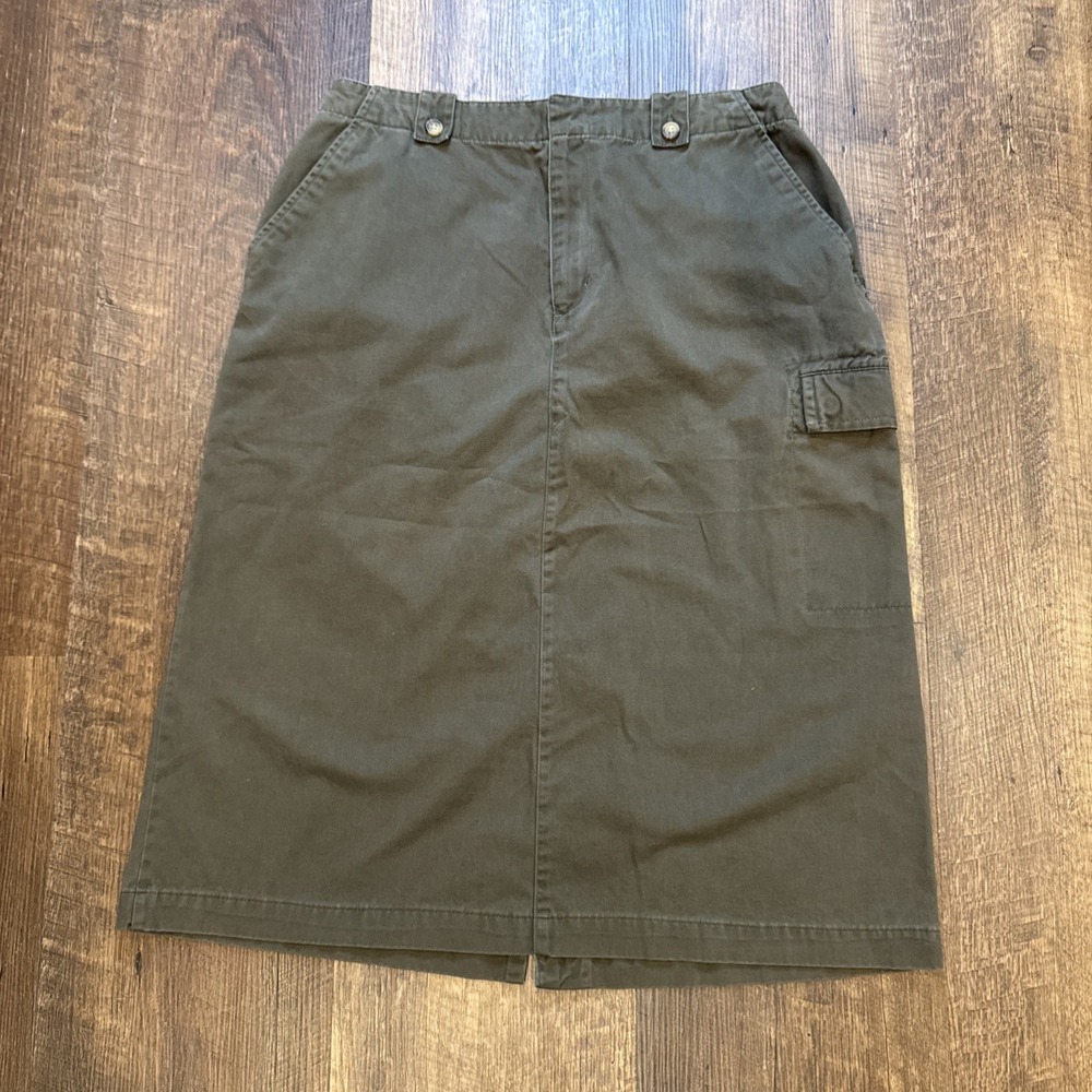 Carolina Blues Women's Green Size 12‎ Cargo Skirt Vintage